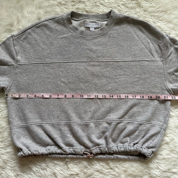 Spiritual Gangster Sweatshirt Canyon Crewneck Pullover Cropped Heather Gray S - Picture 10 of 12
